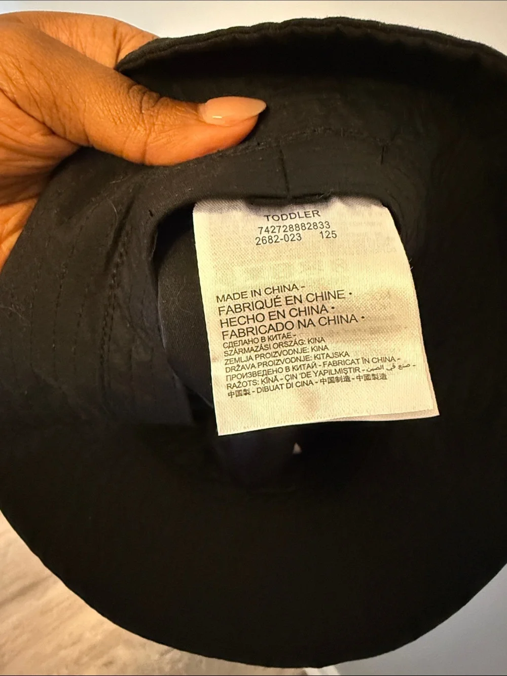 Toddler Nike Black Bucket Hat - Picture 3 of 3